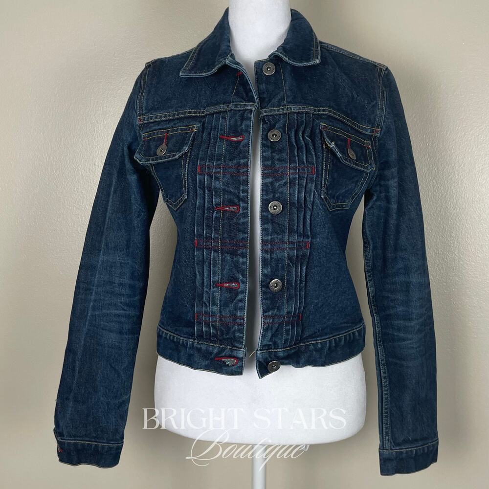 Rare Denim Jacket ALT Wash ASO Buffy Summers Buffy the Vampire Slayer Y2K Blue - Picture 5 of 11